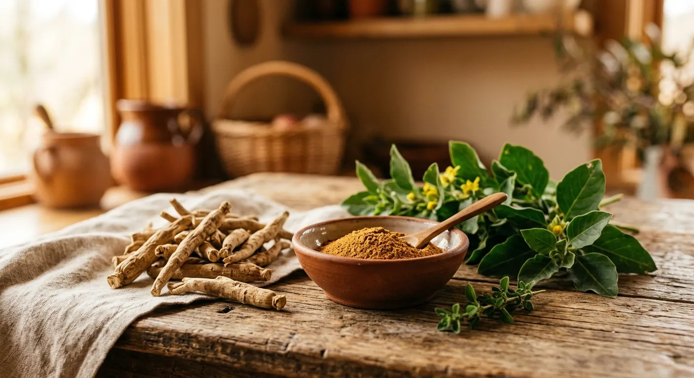 印度人參（Ashwagandha）：KSM-66 降壓力、降皮質醇的科學，以及你需要知道的安全警告