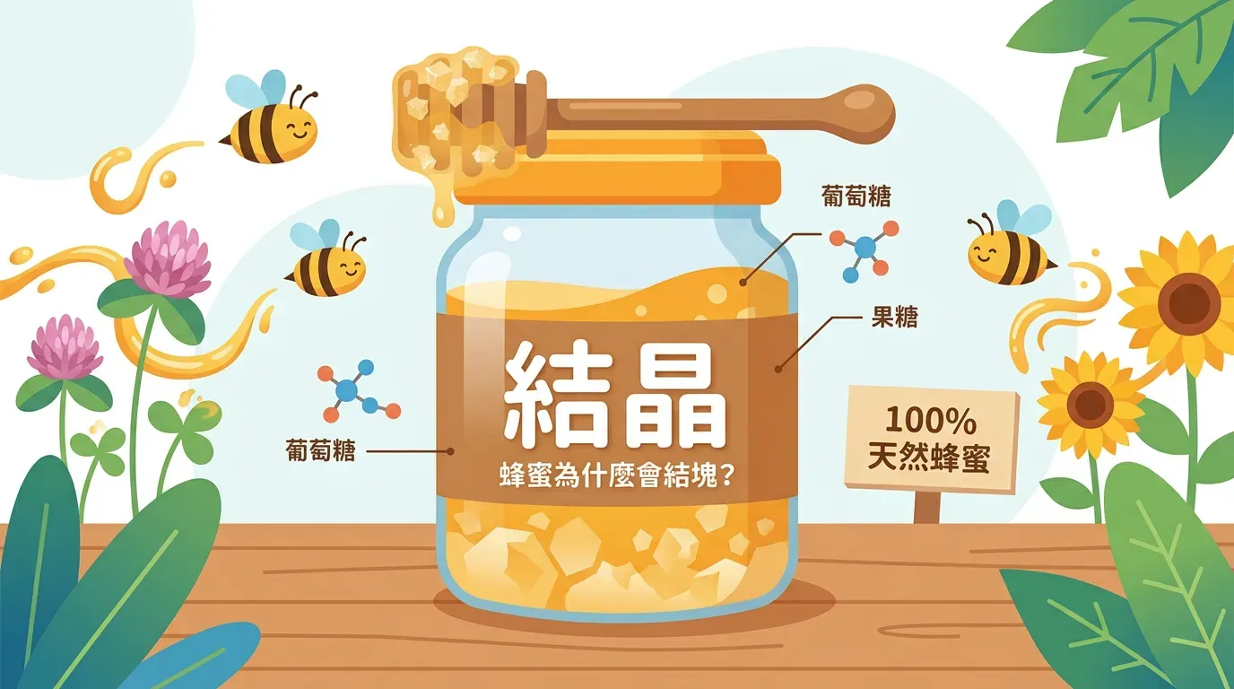 為什麼蜂蜜會「結晶」？