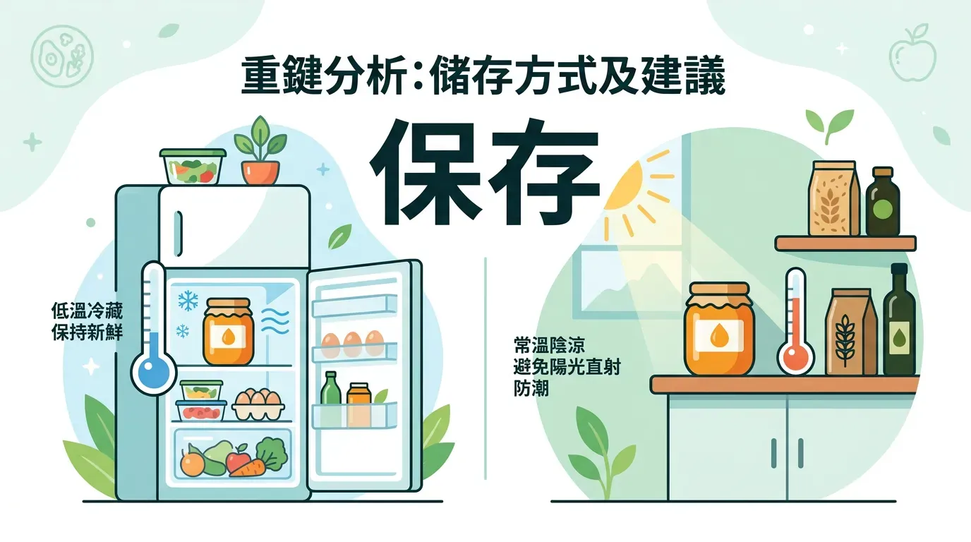 儲存方法與建議