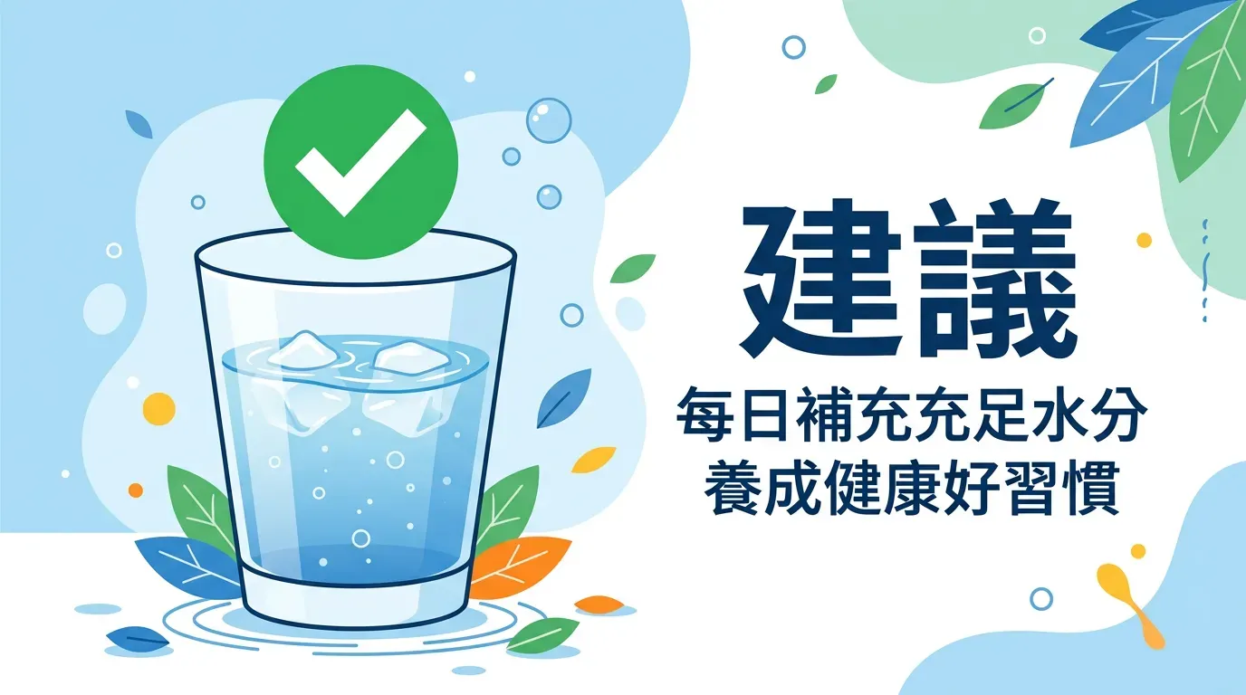 核心觀念：合理的飲水建議