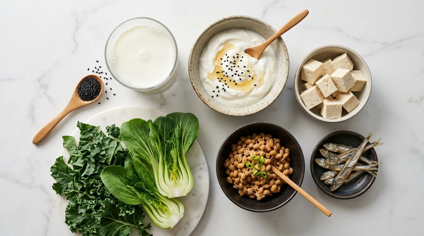 補鈣食物有哪些？高鈣來源排行與吸收率真相