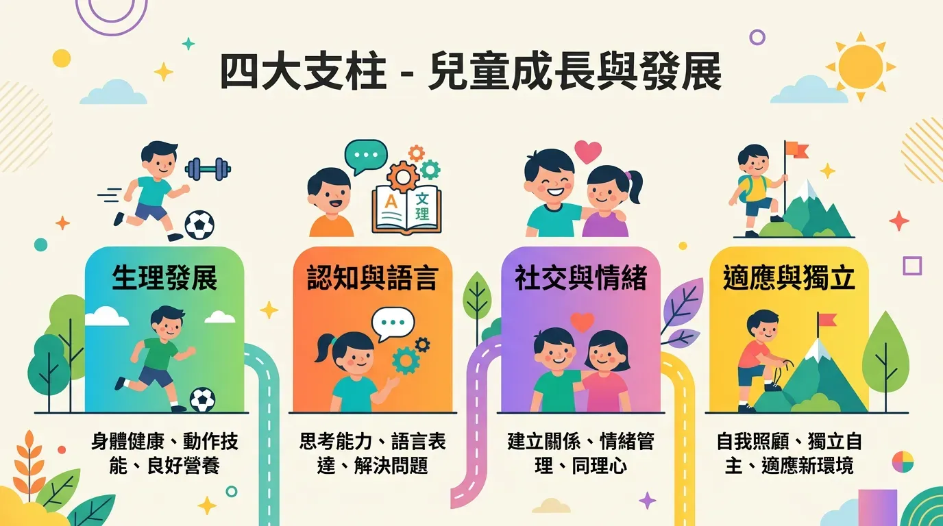 進階討論:兒童成長必需的四大支柱