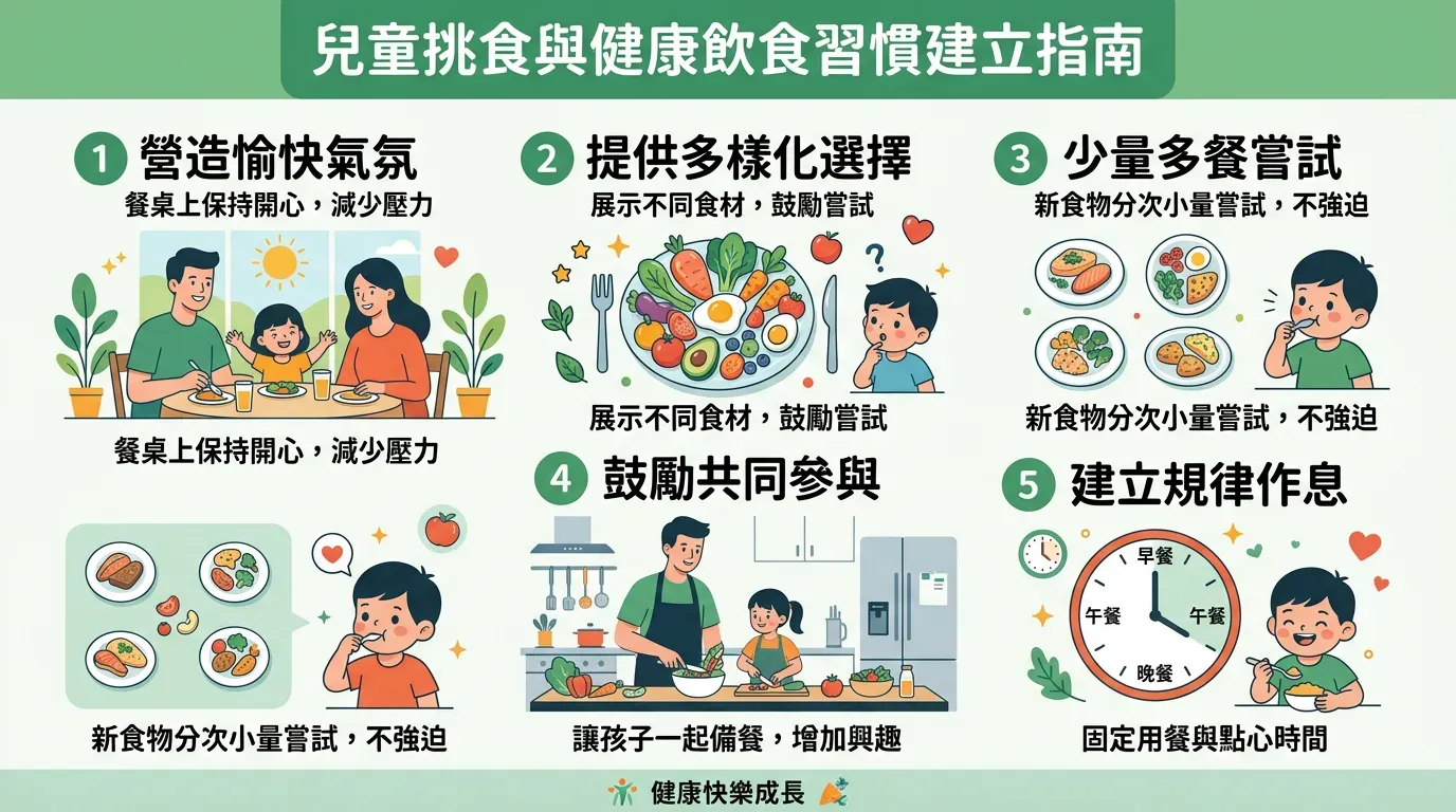 應對挑食與飲食習慣