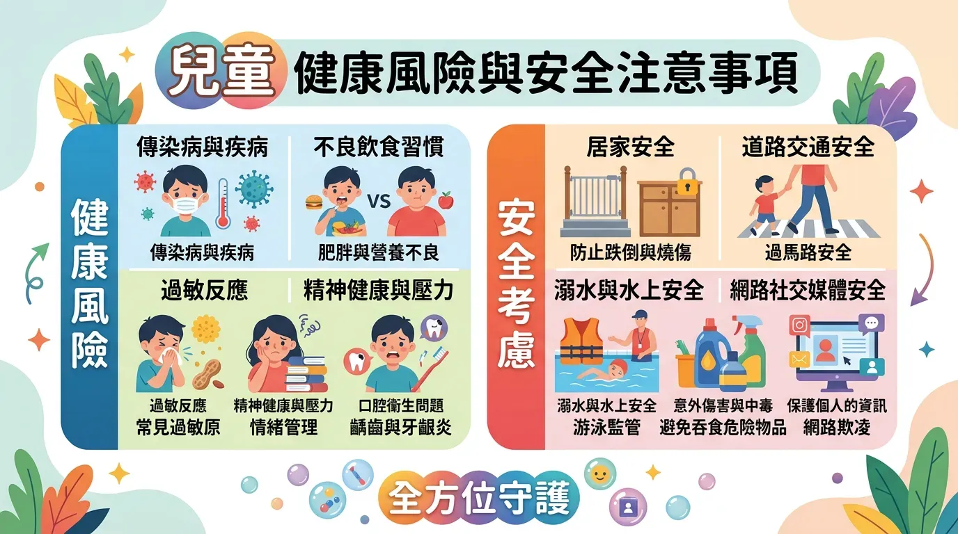 常見健康風險與安全考量