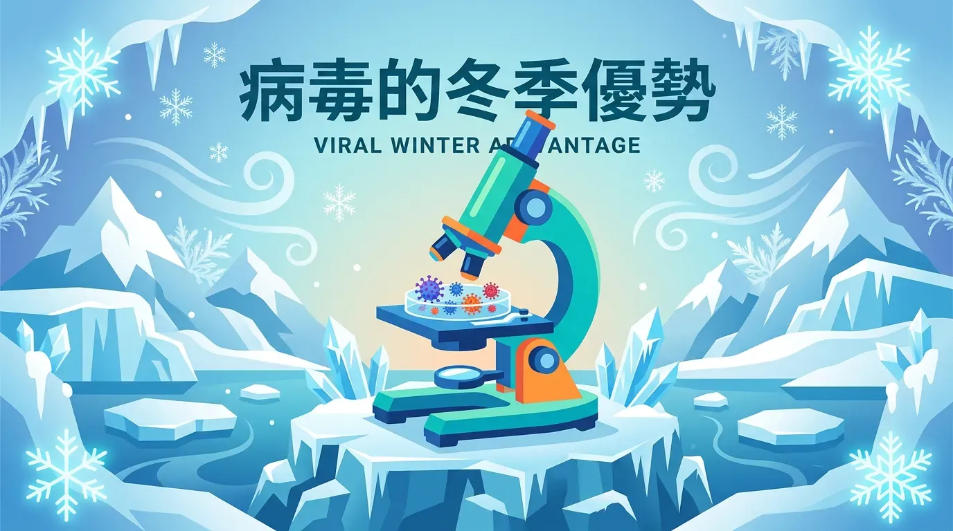 核心觀念：病毒的「冬季優勢」