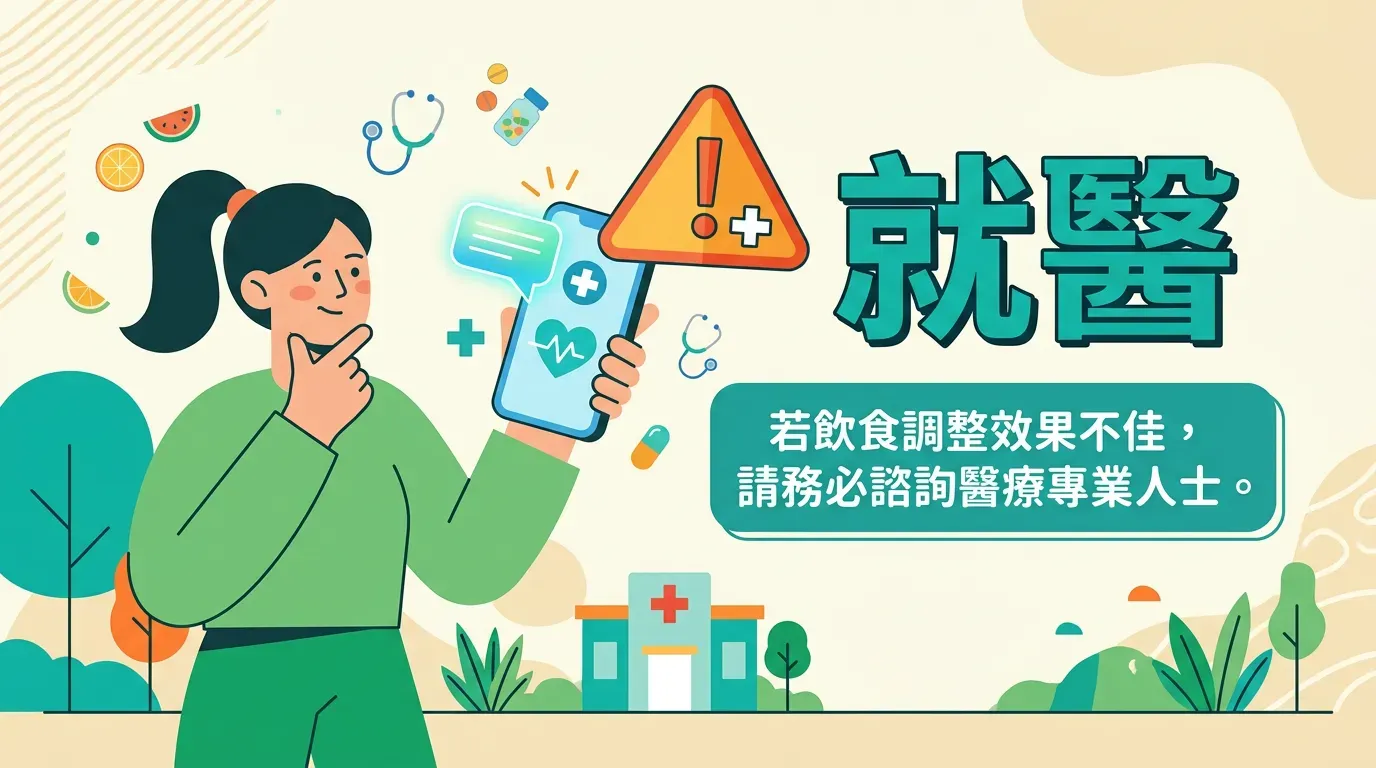 千萬別搞錯：誰不適合只靠飲食調整或延遲就醫？