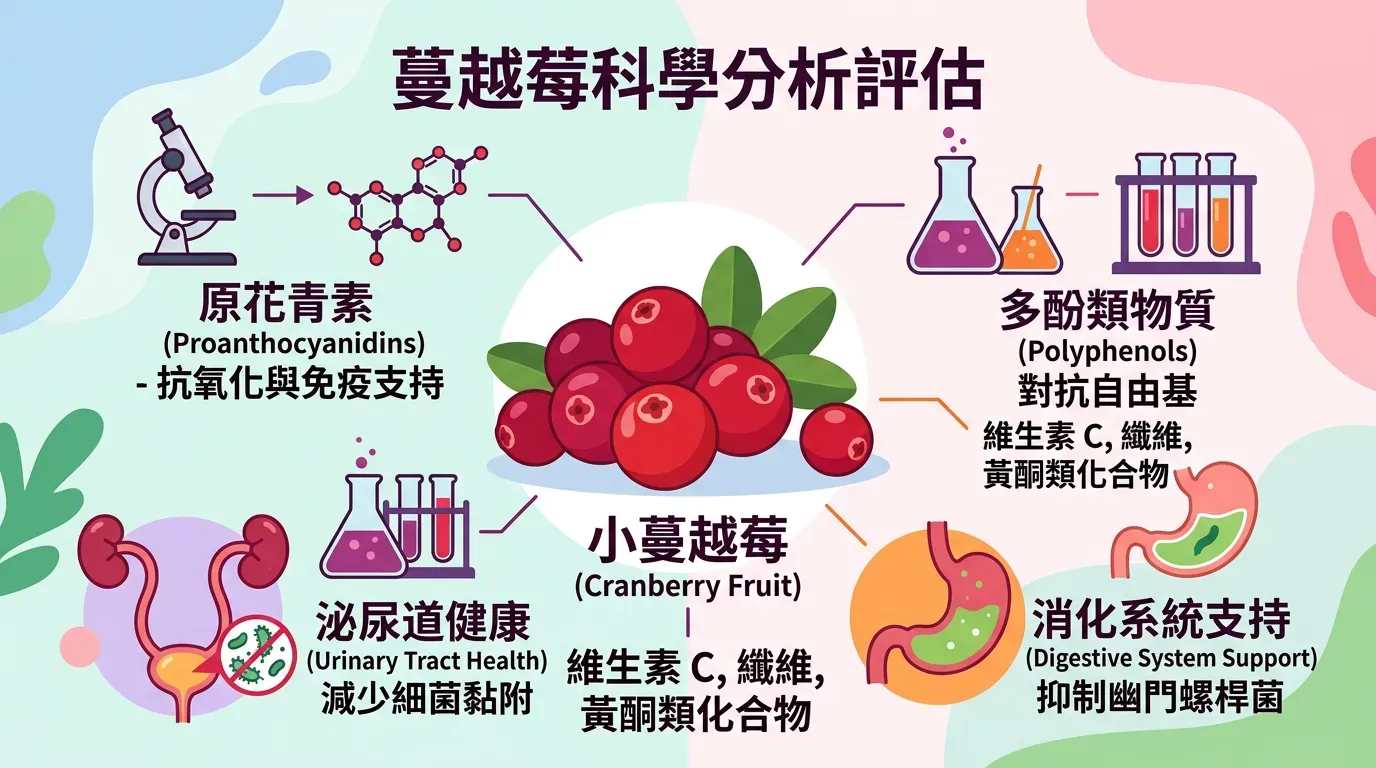全面盤點：快速摘要：蔓越莓的科學評價