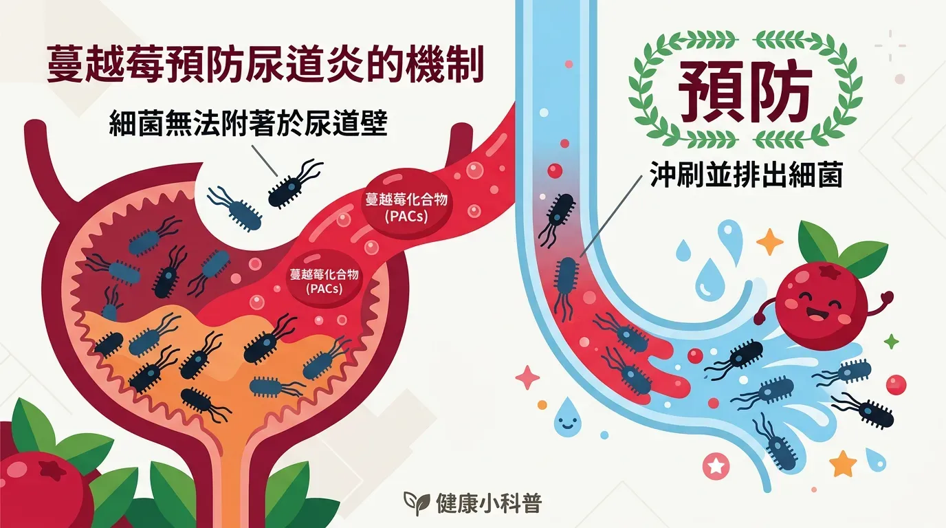 原來是這樣！為什麼蔓越莓能預防感染？