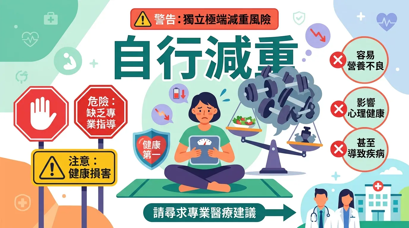 這樣做就對了：誰不適合自行嚴格減重？