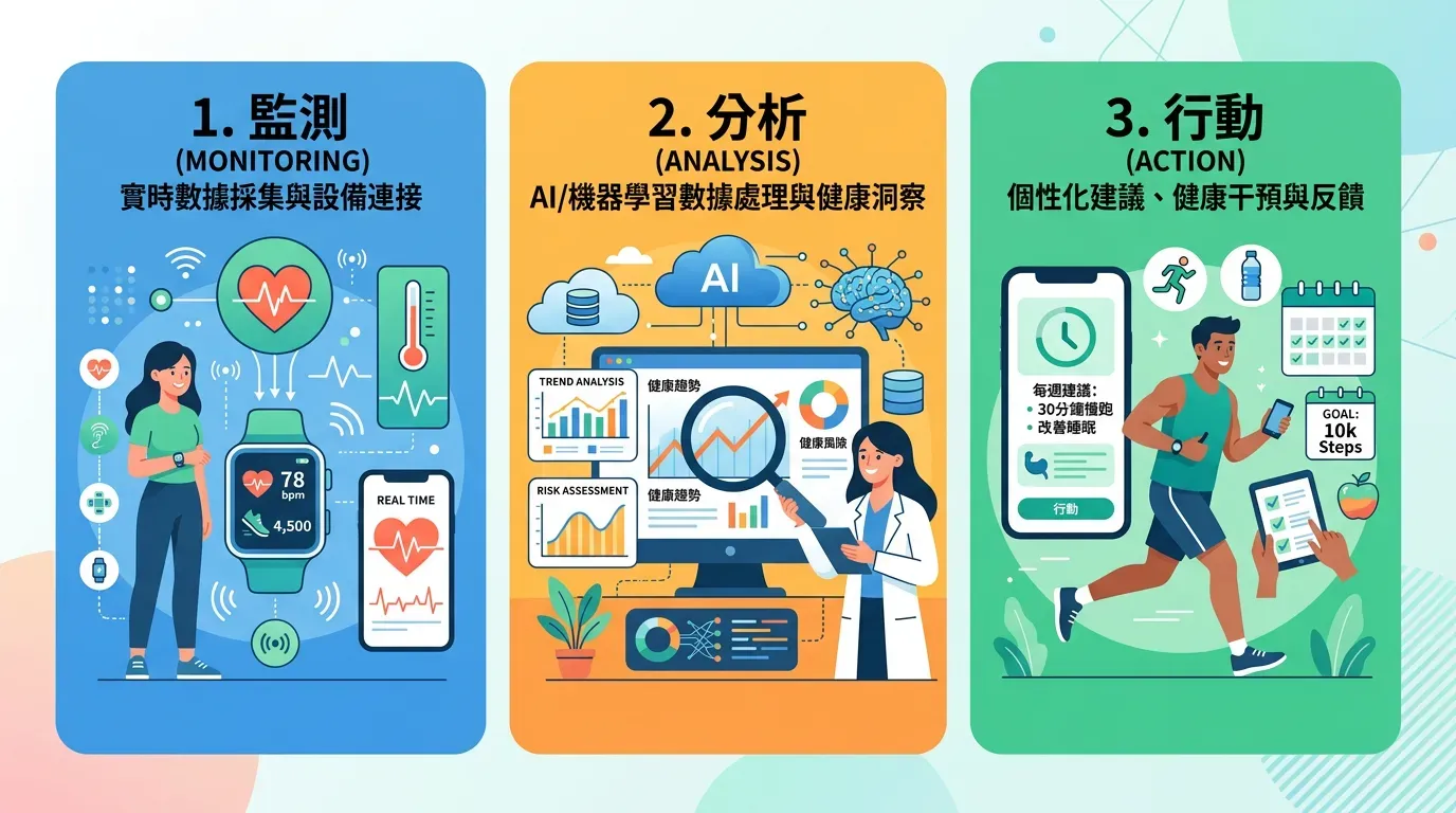 快速摘要:數位健康工具的三大層級