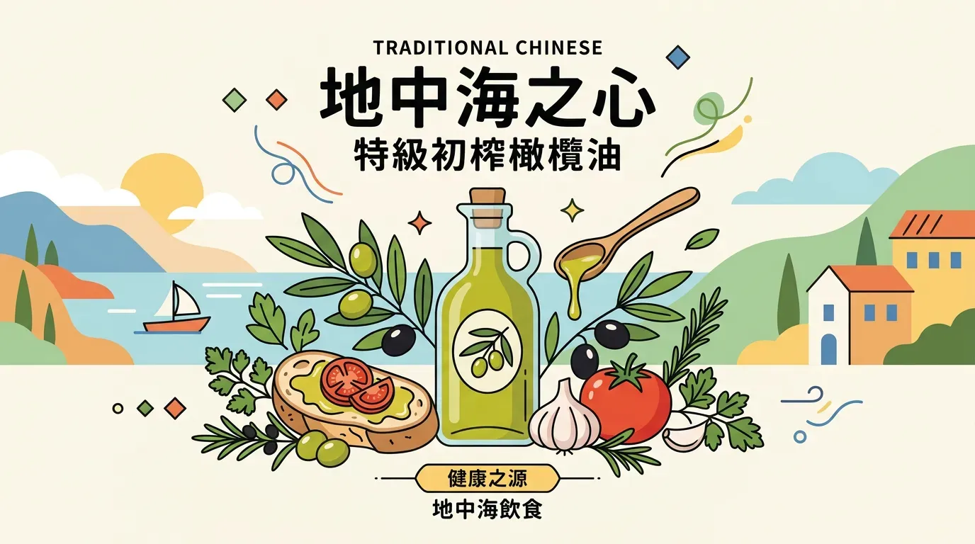 3. 特級初榨橄欖油 (EVOO)：地中海核心