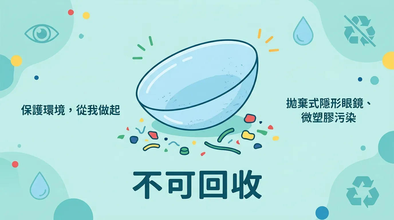 隱形眼鏡為什麼不能回收？