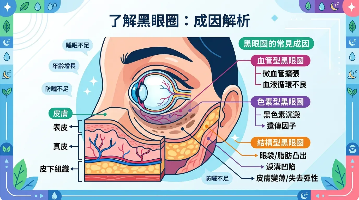 為什麼你的黑眼圈揮之不去？