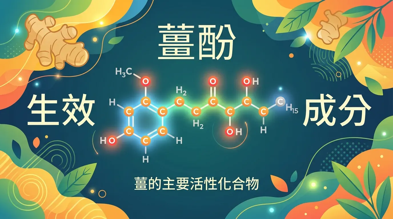 薑辣素 (Gingerol)：薑的靈魂成分