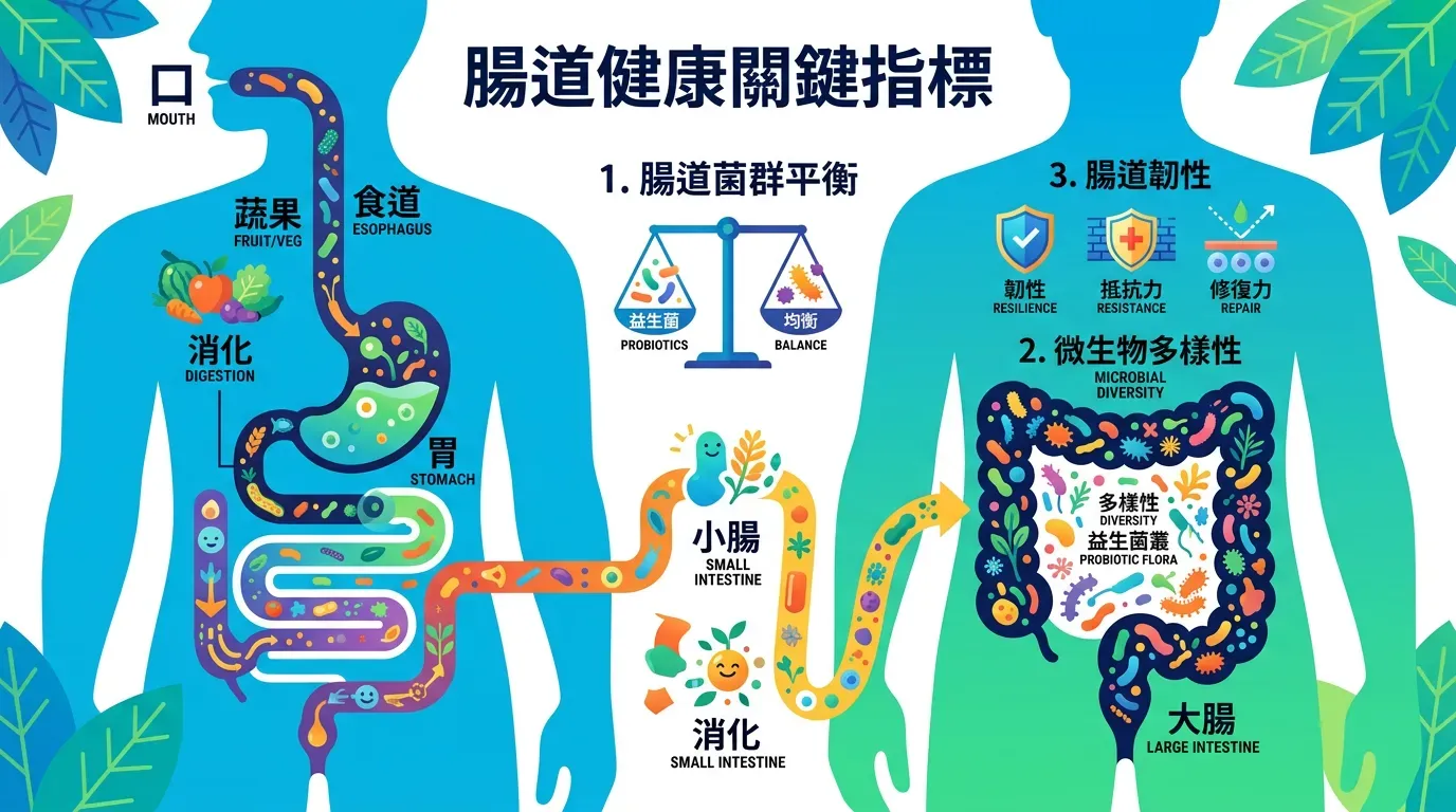 腸道健康的關鍵指標