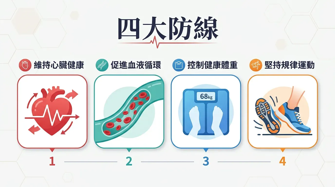 心血管健康的四大防線