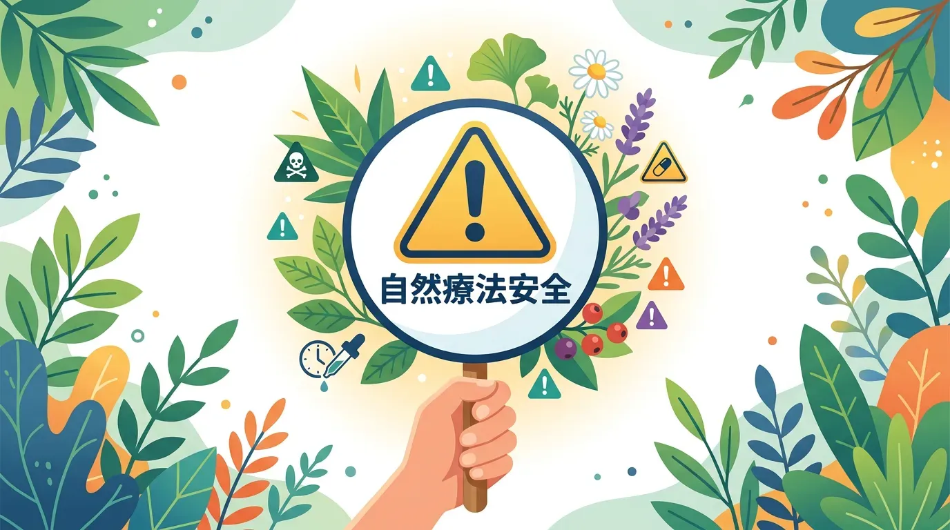 ⚠️ 給「自然療法愛好者」的安全警告