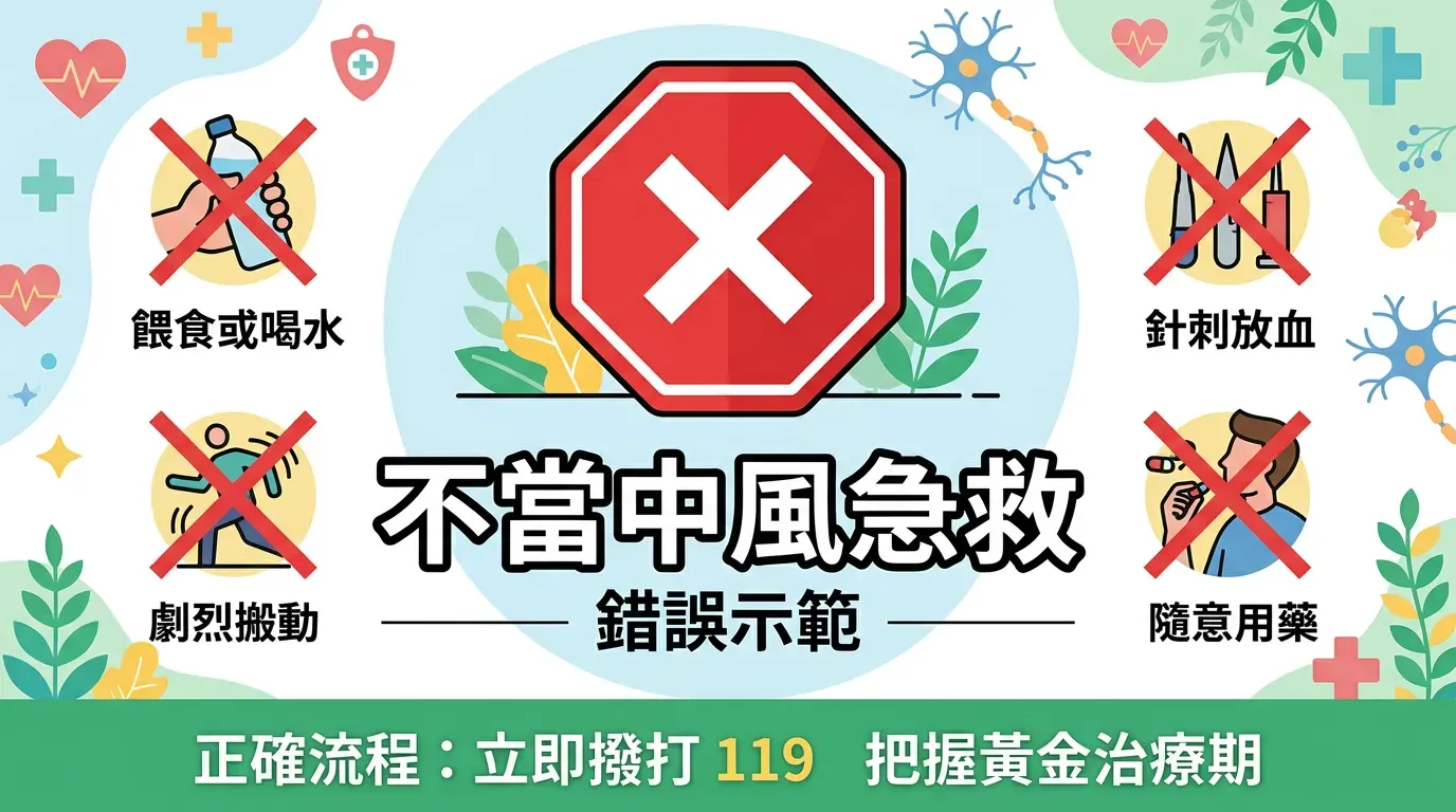 絕對不能做的錯誤急救