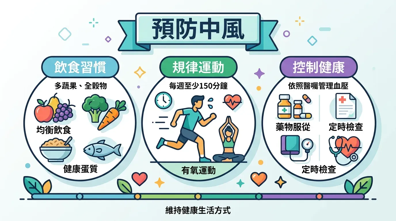 如何預防中風？