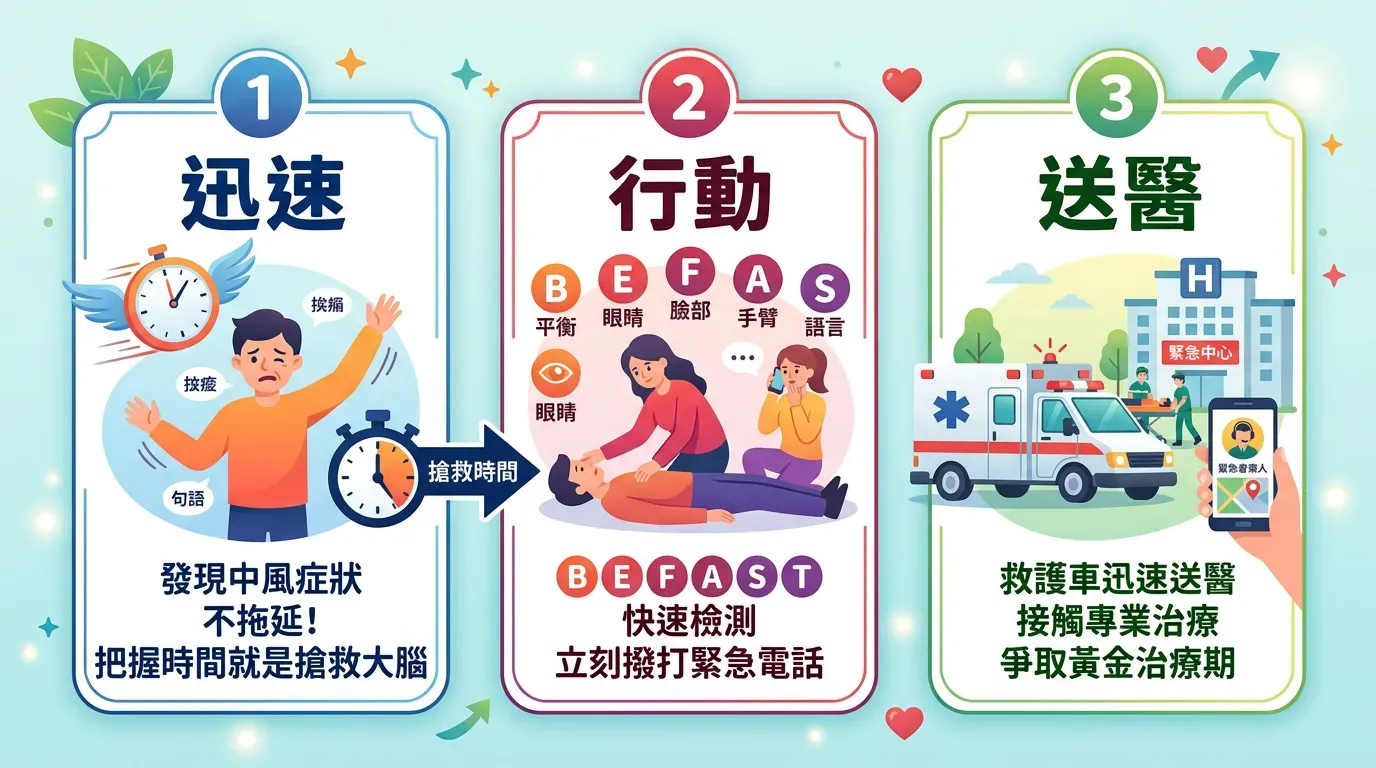 中風急救三部曲