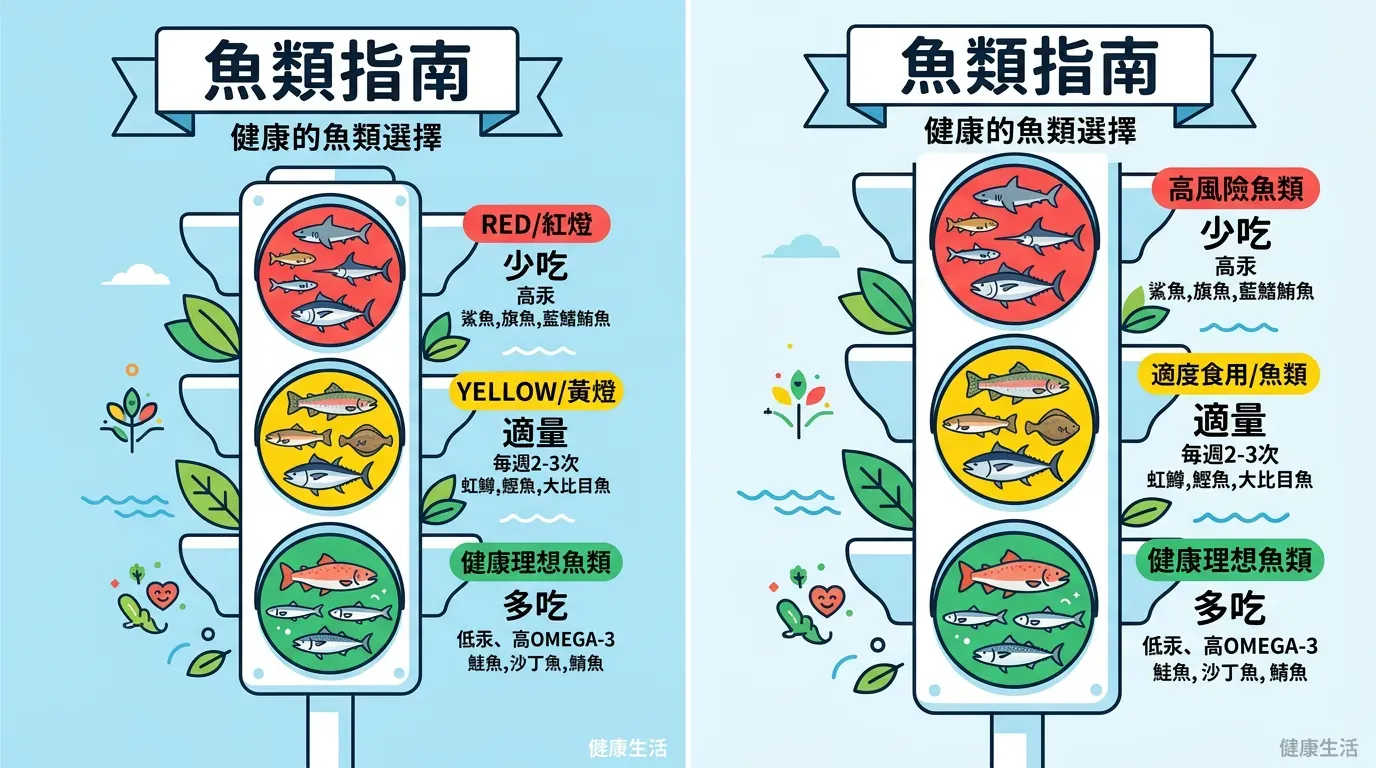 吃魚的紅綠燈指南
