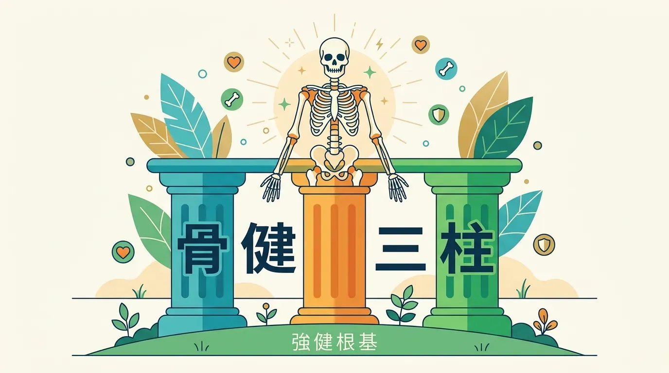 全面盤點：快速摘要：骨骼健康的三大支柱