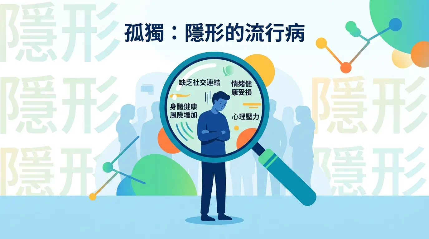 孤獨：一個被低估的健康風險