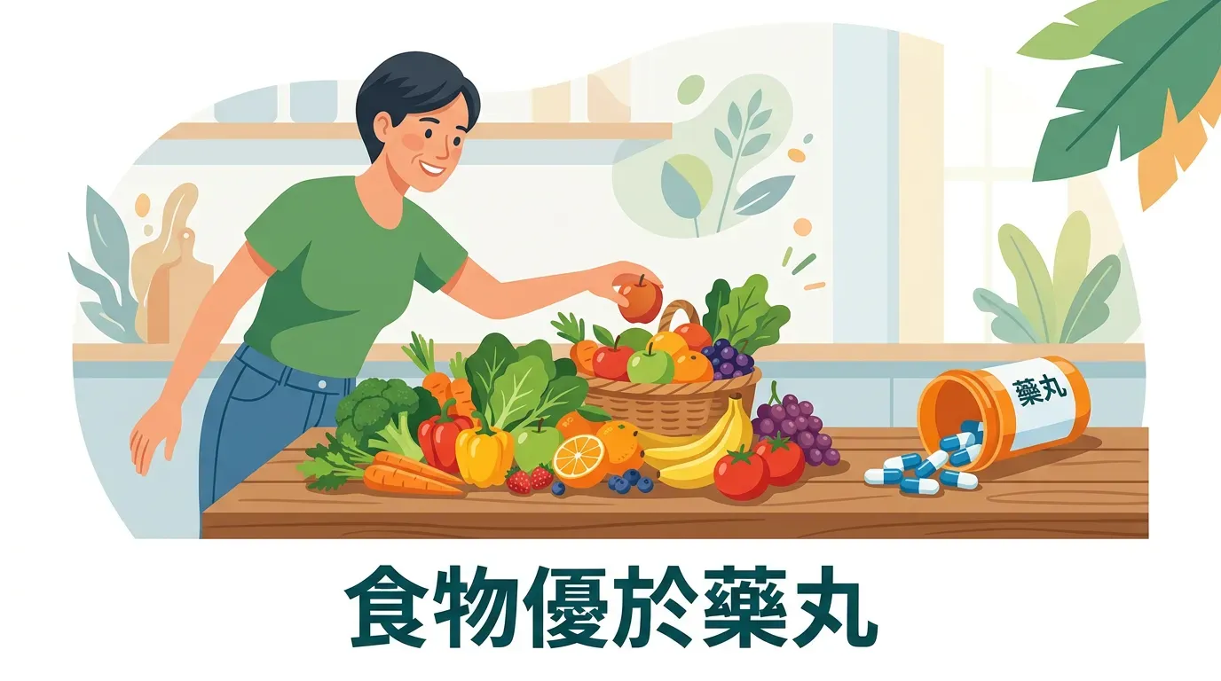 重點解析：為何「吃食物」優於「吃藥丸」？