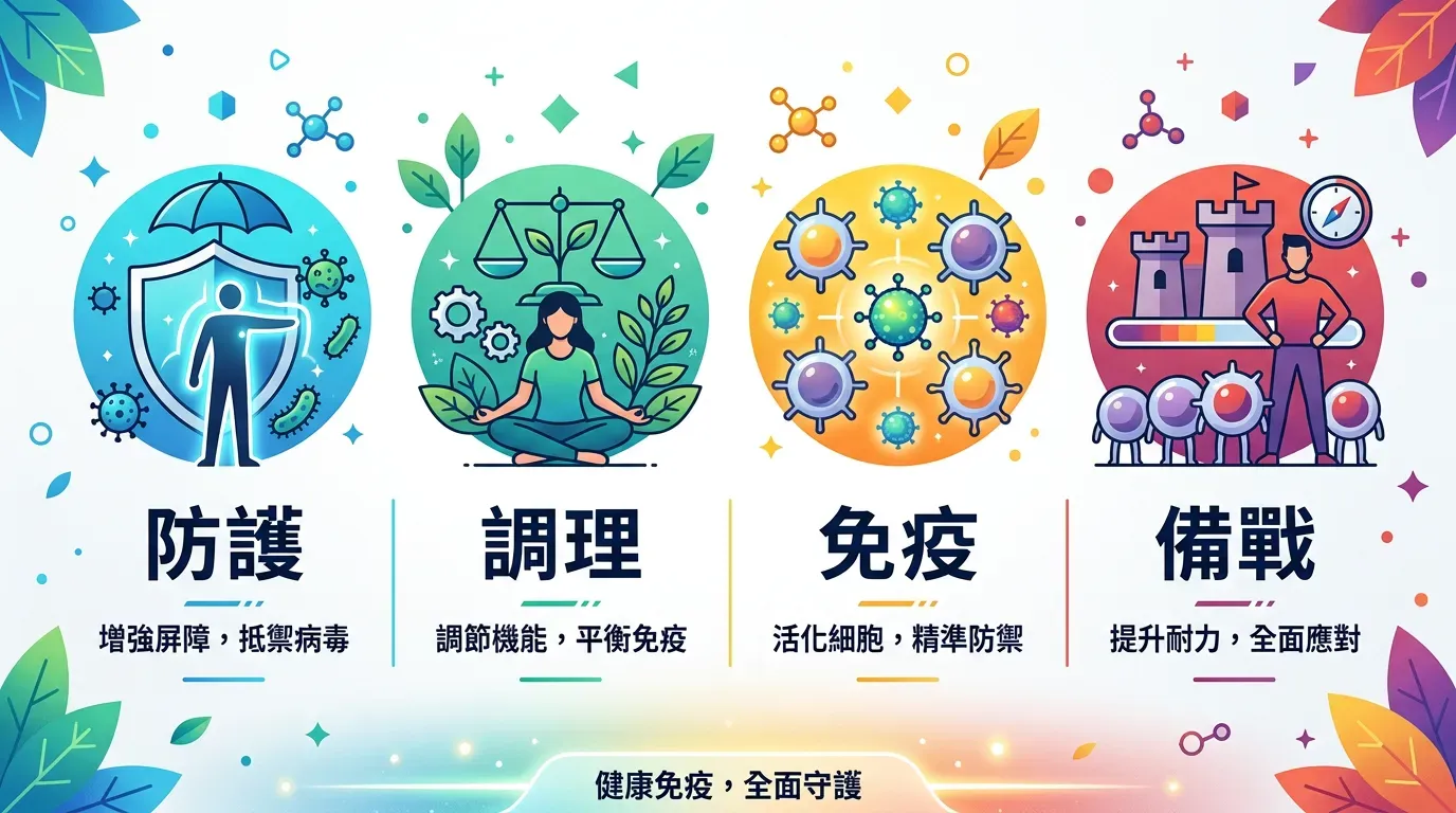 免疫系統的四大調控因子