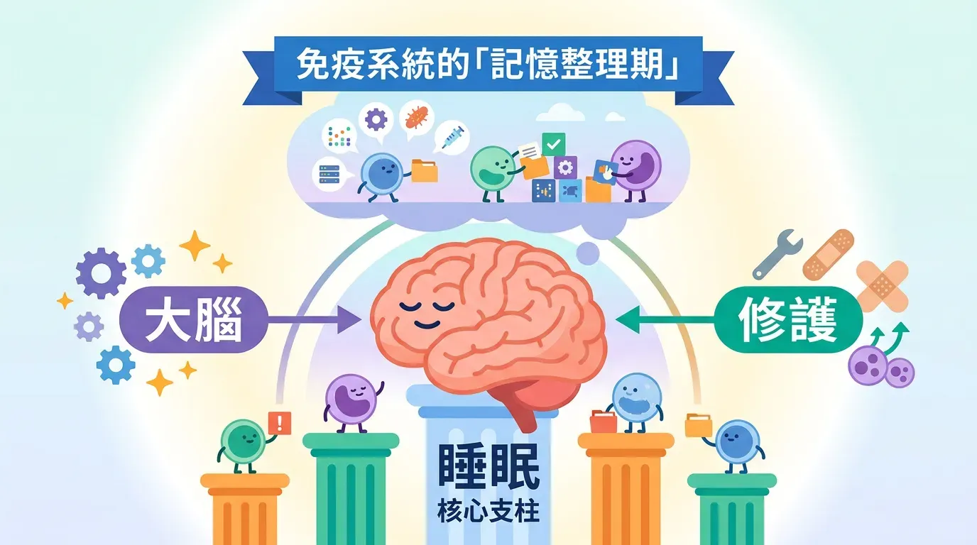 睡眠：免疫系統的記憶整理期