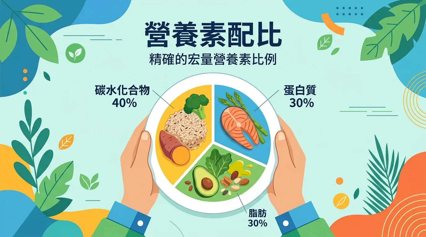 核心觀念：第二步：巨量營養素的精準配比