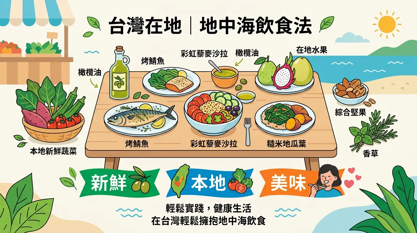 在台灣怎麼吃地中海飲食？