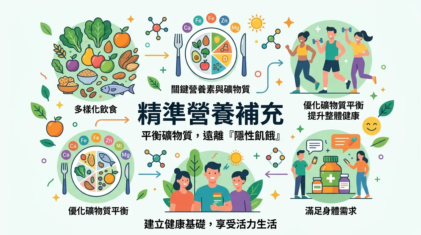 🛠️ 精準攝取策略：預防「隱性飢餓」