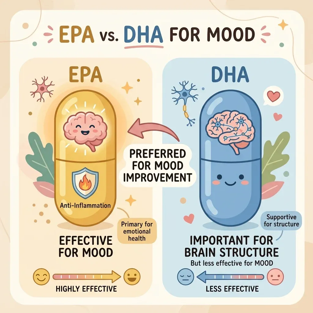 EPA vs DHA 對情緒的效果比較