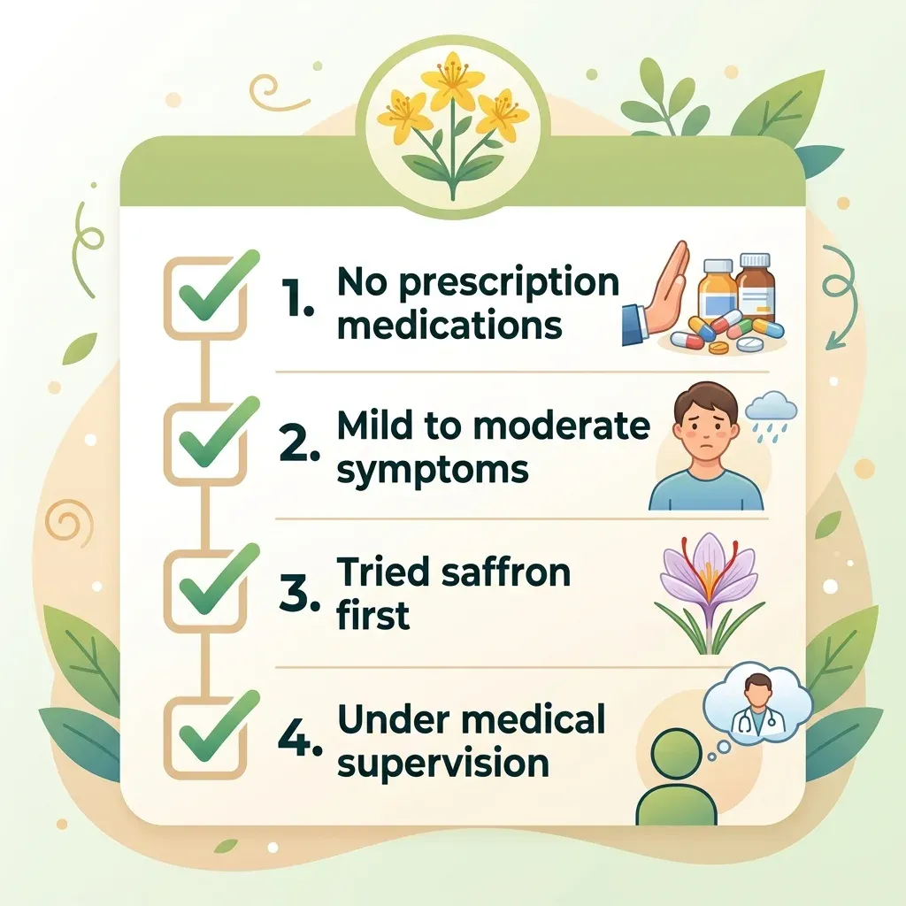 誰適合使用聖約翰草？條件嚴格的安全清單