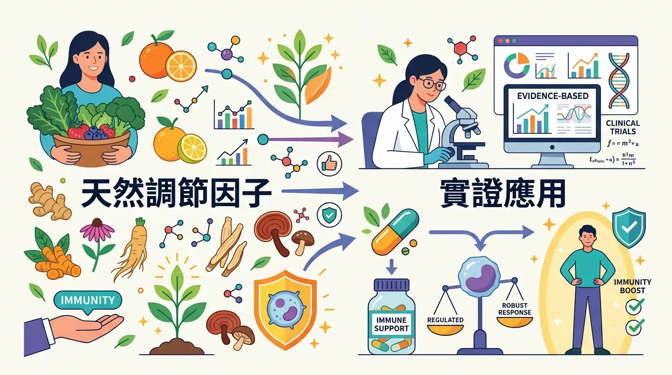 天然調節因子的實證應用