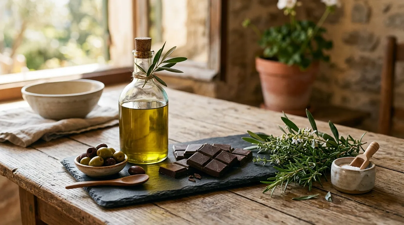 橄欖油與可可:地中海飲食的護心雙寶