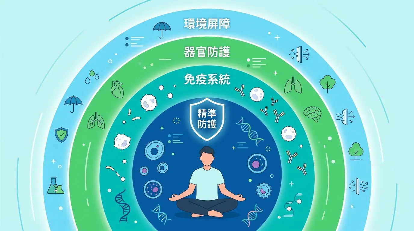 精準防護策略：從環境到細胞