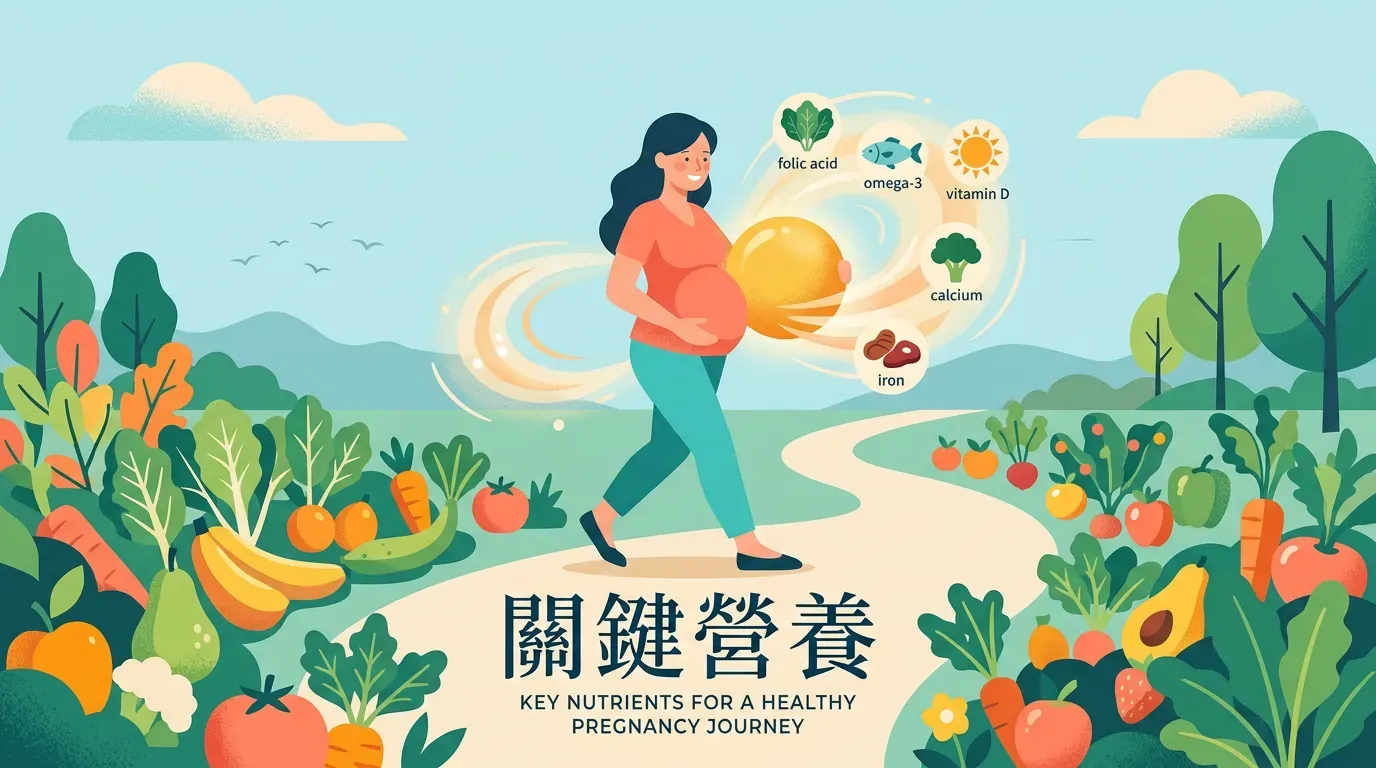 快速摘要：孕期黃金路徑下的關鍵營養