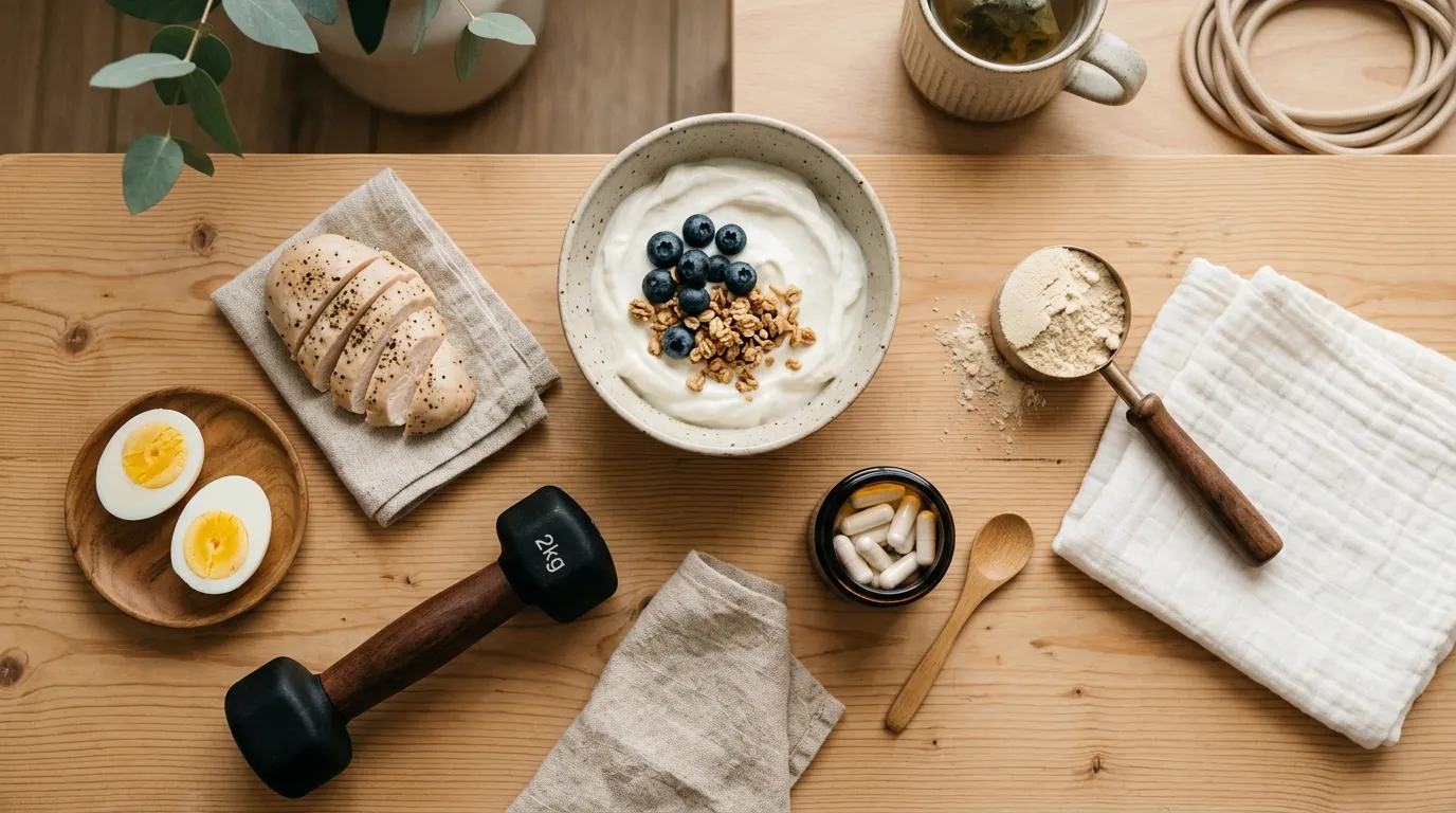 蛋白質和肌酸:用「肌力」守護骨密度