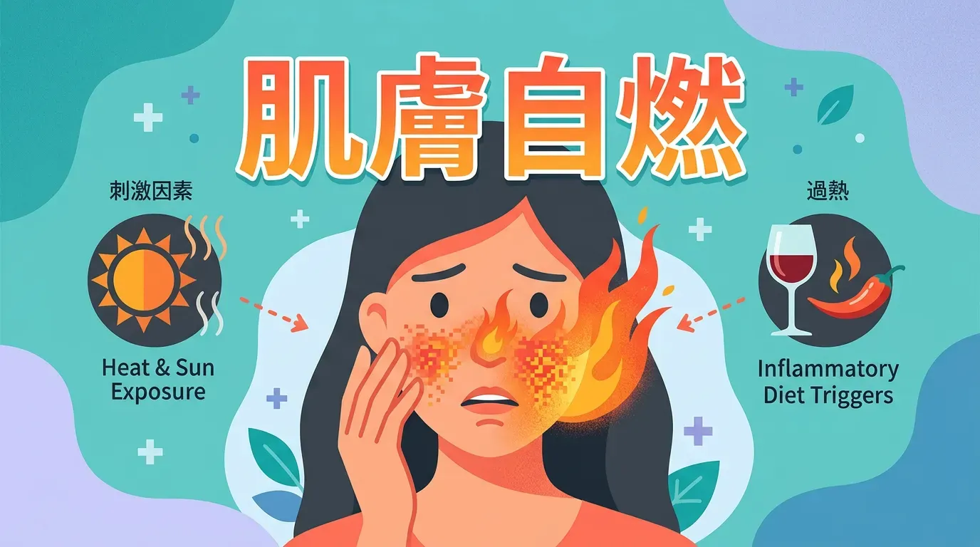 分子機制：為什麼你的臉會「自燃」？