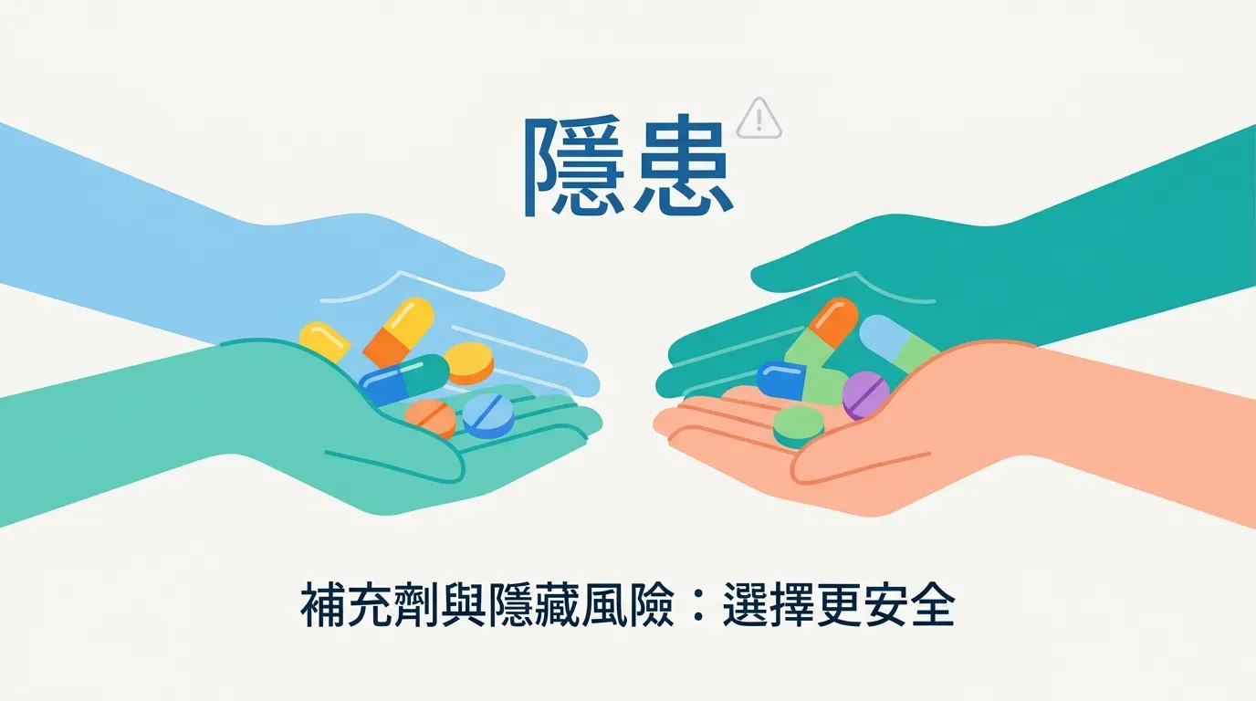 補充劑安全隱患:藥物交互作用、累積毒性與非法添加