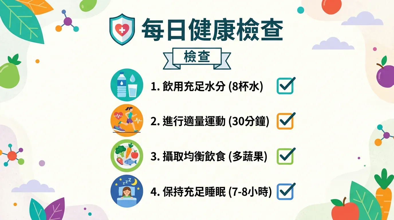 使用補充劑前的安全自我檢查清單