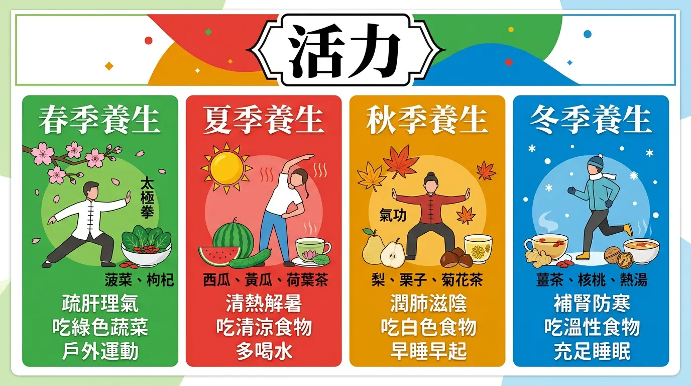 TCM 活力計畫：每日與四季的精準導引