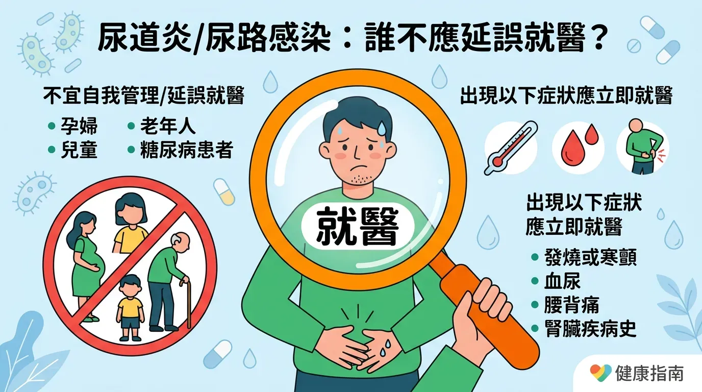 必看指南!誰不適合自行處理或延遲就醫?