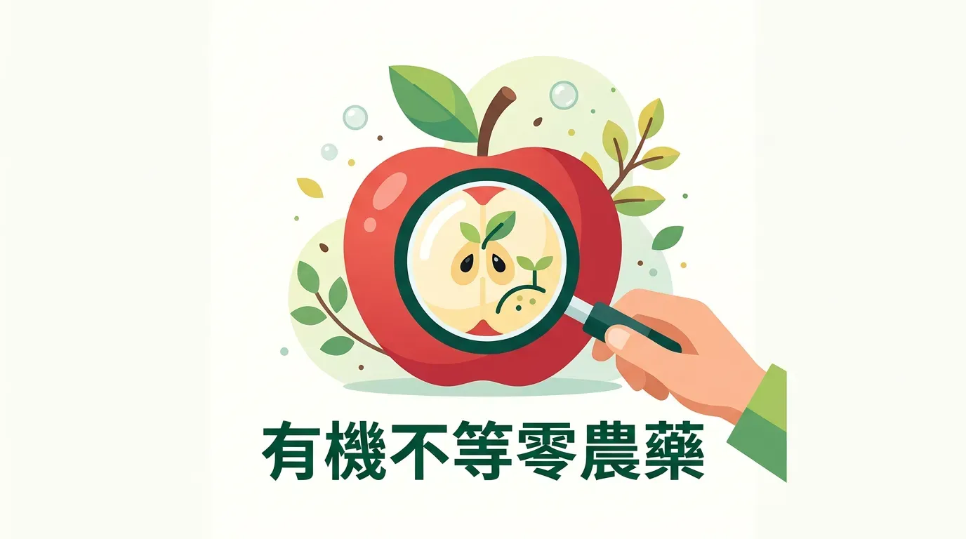 科學解讀：為什麼「有機」不等於「零農藥」？