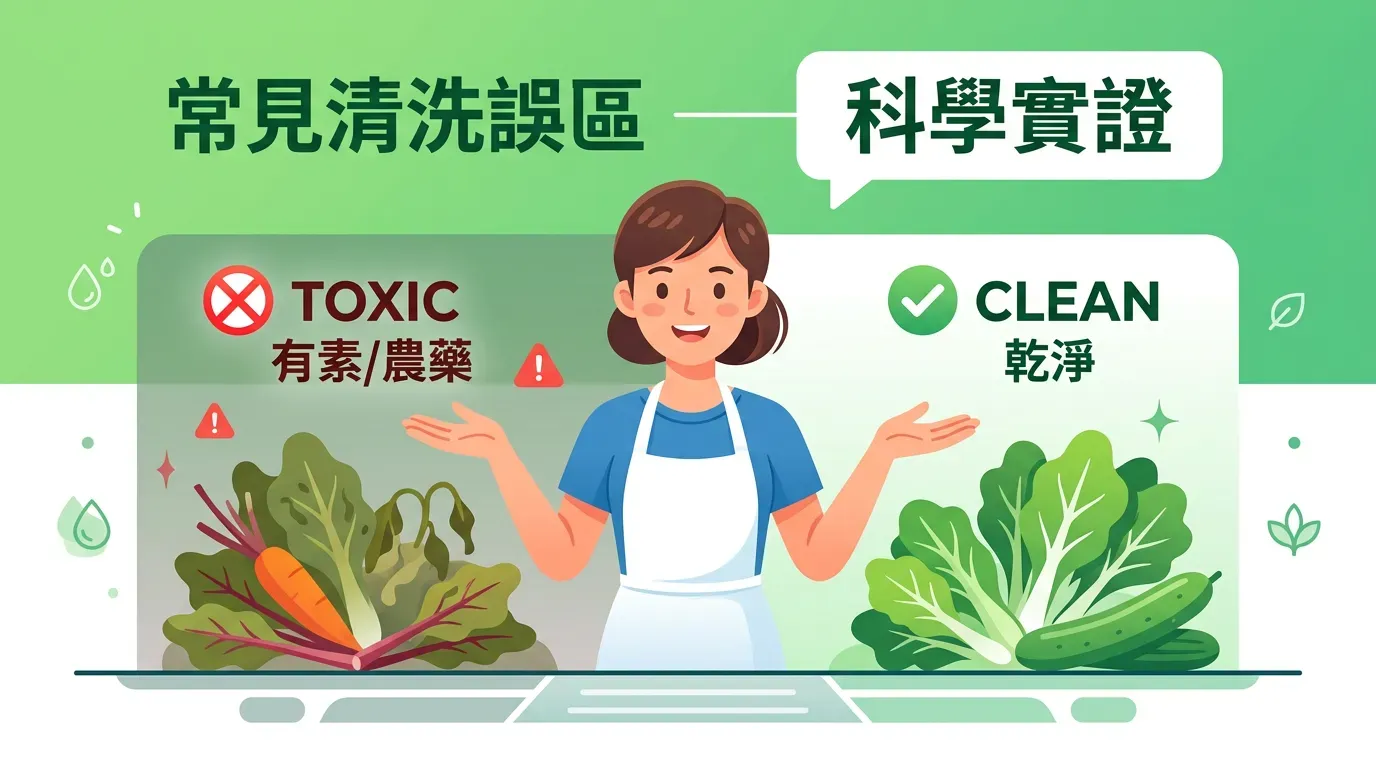 快速摘要：常見清洗誤區與科學實證