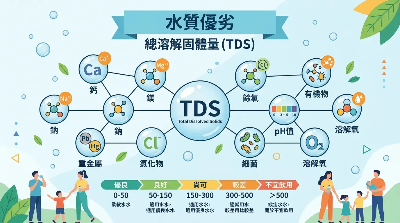 生化機制：為什麼 TDS 不等於「水質優劣」？