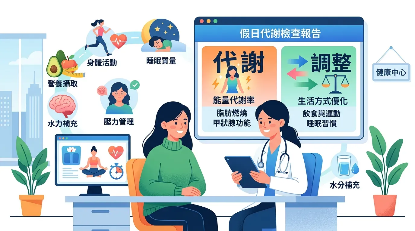 假期代謝檢查要點：系統性緩衝法