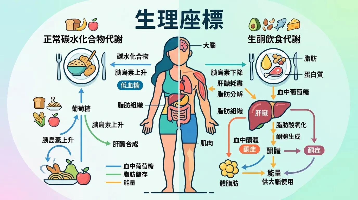 實用拆解：快速摘要：生酮飲食的生理座標